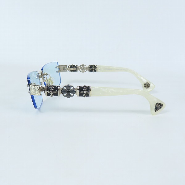 実際に弊社で買取させて頂いたA'rossvy/ロズヴィー シルバー925 クロス モチーフ サングラス/アイウェア 209251615の画像 2枚目