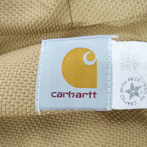 実際に弊社で買取させて頂いたCarhartt/カーハート アクティブジャケット USA製 ダック アクティブジャケット JR106 Mの画像 2枚目