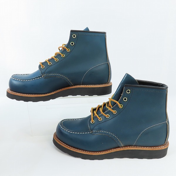 実際に弊社で買取させて頂いたRED WING/レッドウイング クラシックワーク モックトゥ ブーツ インデイゴポーテージ 8853/8Eの画像 3枚目
