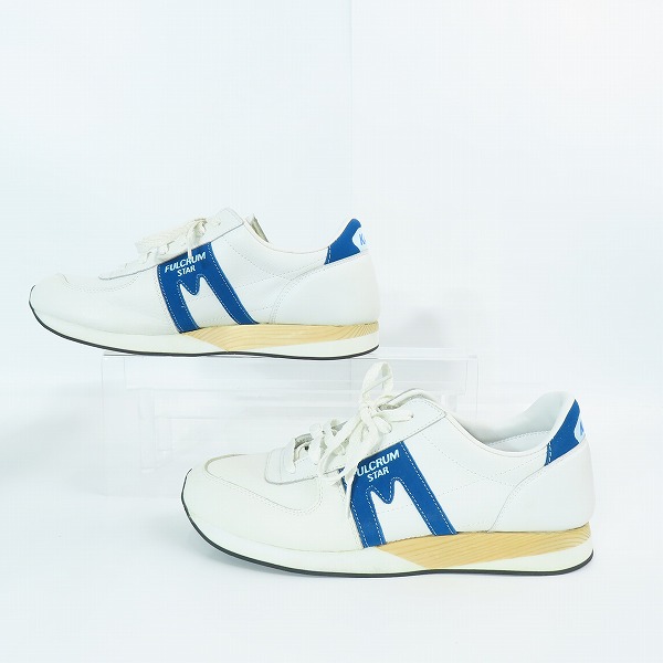 実際に弊社で買取させて頂いたKARHU/カルフ Fulcrum Star PUNLALIVE レザー スニーカー F802214/US8の画像 3枚目