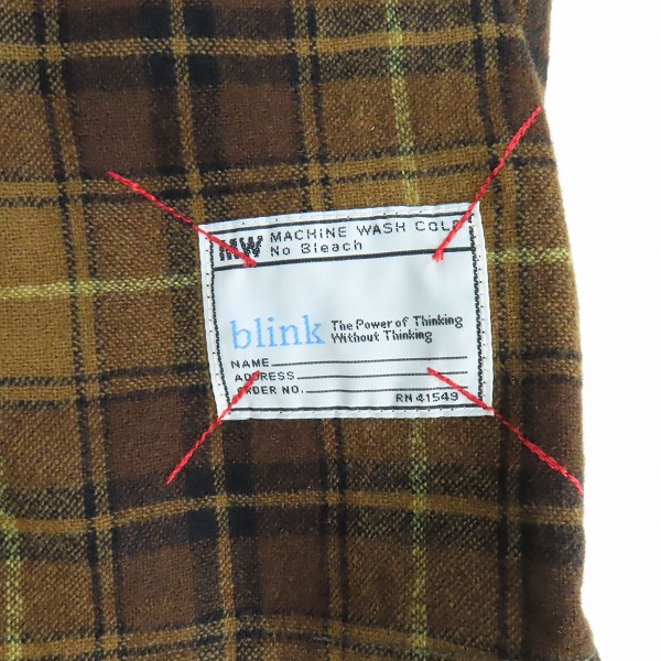 実際に弊社で買取させて頂いた【難有】PENDLETON/ペンドルトン チェック シャツ ポケット/Lの画像 3枚目