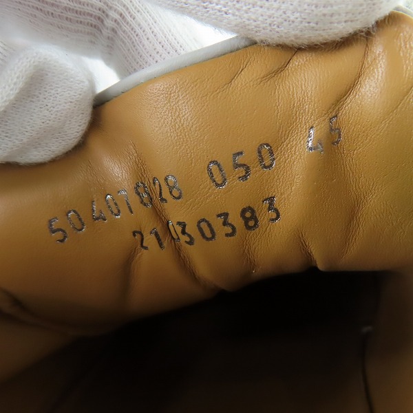 実際に弊社で買取させて頂いたHUGO BOSS/ヒューゴボス Trainers レザー シューズ/スニーカー グレー 50407828/45の画像 5枚目