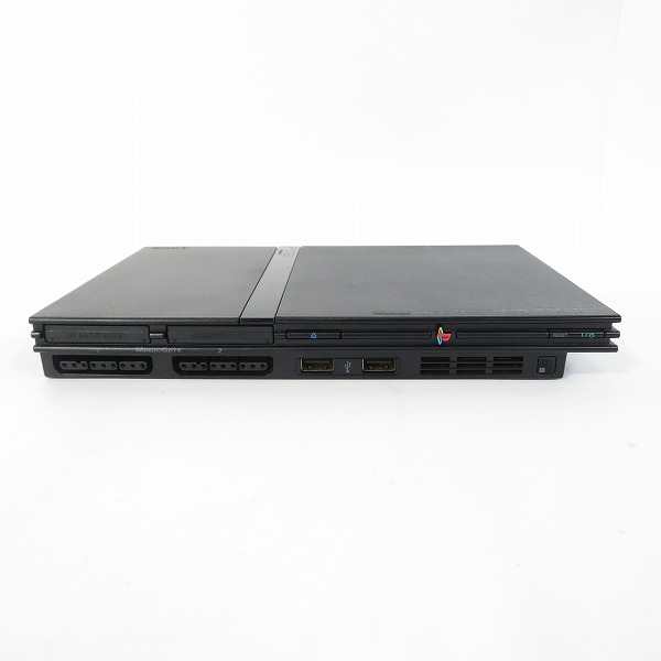 実際に弊社で買取させて頂いたSONY/ソニー PlayStation2/PS2/プレイステーション2 本体/SCPH-70000 ソフト 6点付き【簡易動作確認済】の画像 1枚目