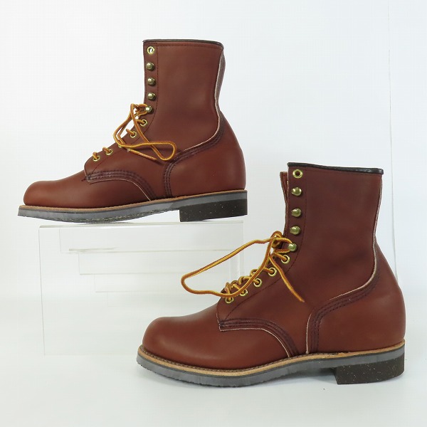 実際に弊社で買取させて頂いたRED WING/レッドウィング 羽タグ 957 RUGGED WORK BOOT ワークブーツ 7Dの画像 3枚目