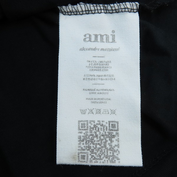 実際に弊社で買取させて頂いたami alexandre mattiussi/アミ アレクサンドルマテュッシ ハートAロゴ刺繍 半袖Tシャツ UTS002.726の画像 5枚目