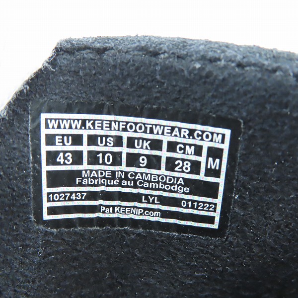 実際に弊社で買取させて頂いたKEEN/キーン UNEEK/ユニーク サンダル 1027437/28の画像 5枚目