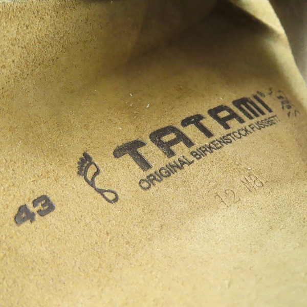 実際に弊社で買取させて頂いたTATAMI BIRKENSTOCK/タタミ ビルケンシュトック PILICA  ピリツァ サンダル 964451/43の画像 5枚目