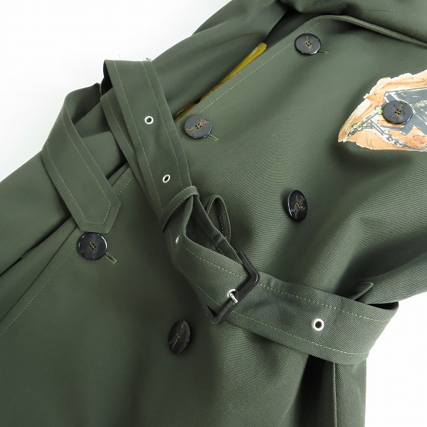 実際に弊社で買取させて頂いたMARNI/マルニ  2018 FRANK NAVIN イラストプリント コート TUMU0004CP S49310/46の画像 3枚目