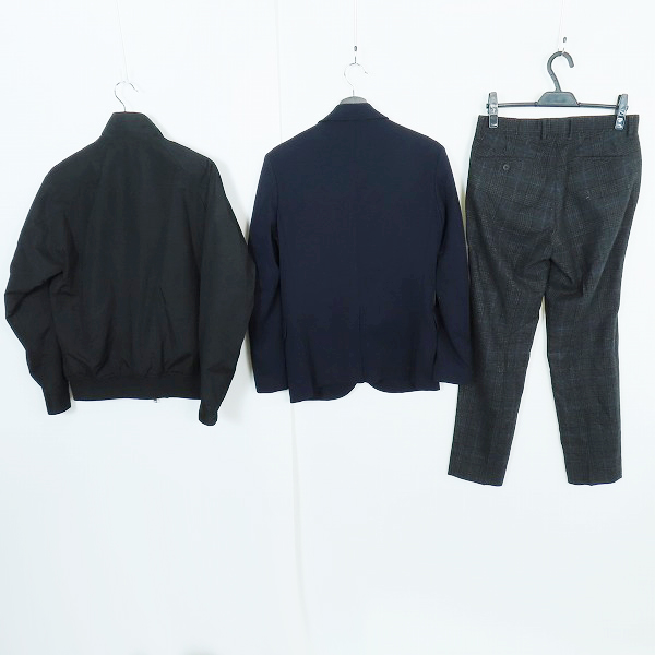 実際に弊社で買取させて頂いたEDIFICE/エディフィス ブルゾン/テーラードジャケット/パンツ 3点セットの画像 1枚目