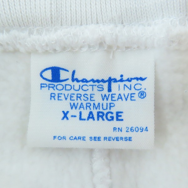 実際に弊社で買取させて頂いたRHC Ron Herman×Champion/ロンハーマン×チャンピオン LOS ANGELES Reverse Weave Sweat Pants/スウェット パンツ C8-Y211/XLの画像 2枚目