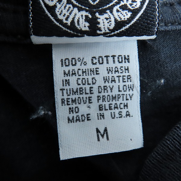 実際に弊社で買取させて頂いたCHROME HEARTS/クロムハーツ ホースシュー/スクロールラベル刺繍 胸ポケット 半袖Tシャツ/Mの画像 3枚目