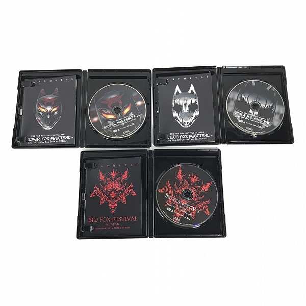 実際に弊社で買取させて頂いたBlu-ray BABYMETAL/ベビーメタル THE FOX FESTIVALS IN JAPAN2017-THE FIVE FOX FESTIVAL & BIG FOX FESTIVAL 6枚組の画像 4枚目