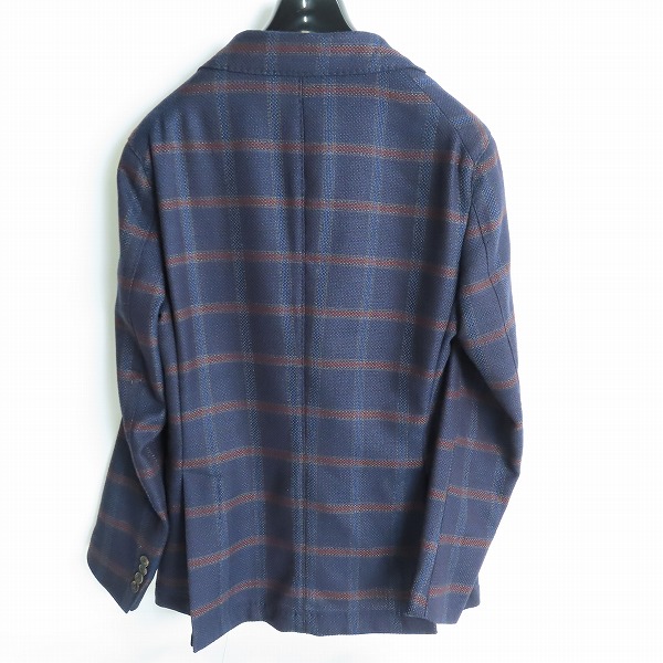 実際に弊社で買取させて頂いたBOTTEGA MARTINESE/ボッテガマルティネーゼ 総柄2Bテーラードジャケット/48の画像 1枚目