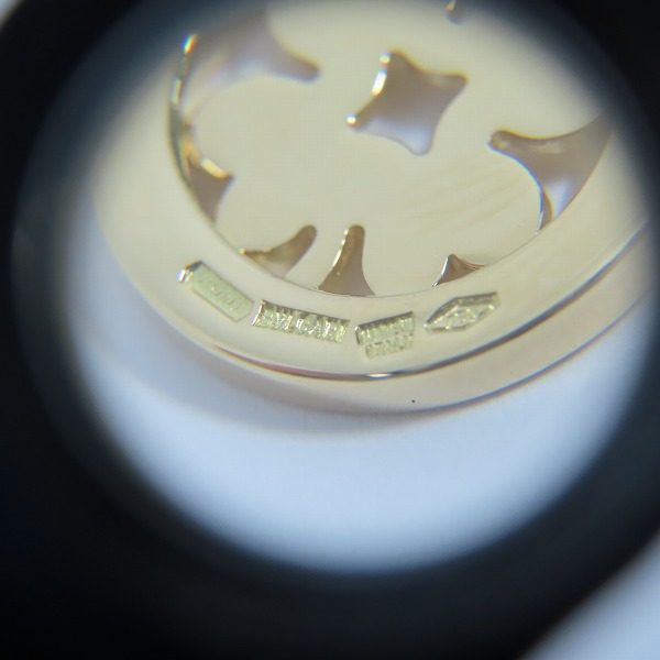 実際に弊社で買取させて頂いたBVLGARI/ブルガリ トンドチャーム/ペンダントトップ クローバー AU750/K18YG/イエローゴールドの画像 4枚目