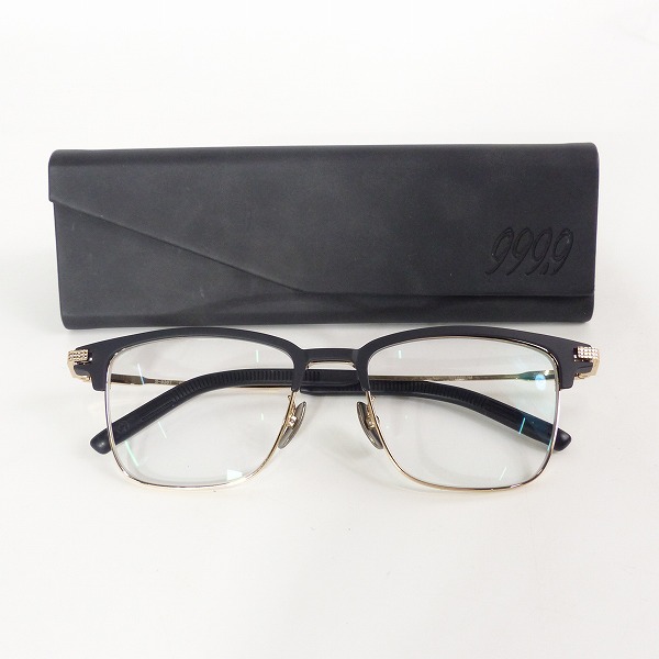 実際に弊社で買取させて頂いた999.9/フォーナインズ TITANIUM 眼鏡/アイウェア S-936Tの画像 8枚目