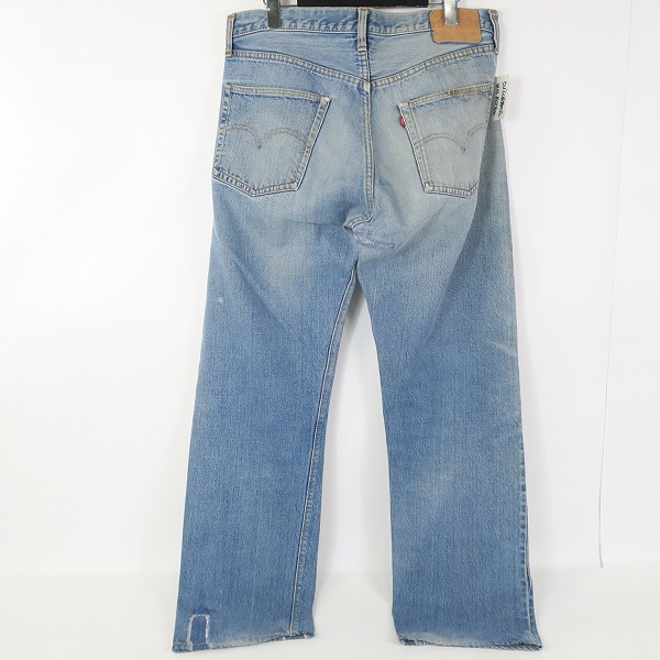 実際に弊社で買取させて頂いたLEVI'S/リーバイス ヴィンテージ 501 66前期 ボタン裏刻印6 スモールe  ボタンフライ デニムパンツ /36の画像 1枚目