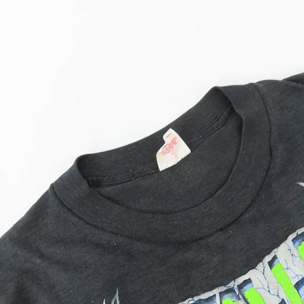 実際に弊社で買取させて頂いたMETALLICA/メタリカ and justice for all ツアー ヴィンテージ バンT/Lの画像 3枚目