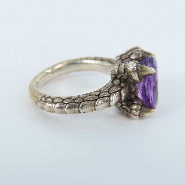 実際に弊社で買取させて頂いたBloody Mary/ブラッディマリー アメジスト リング 13号の画像 4枚目