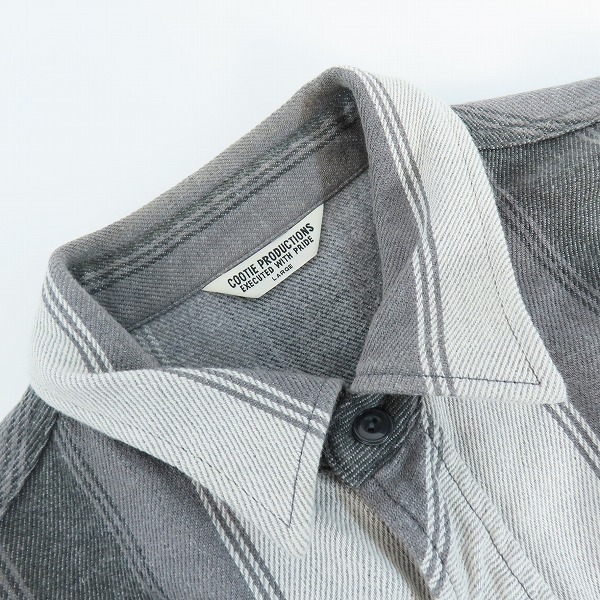 実際に弊社で買取させて頂いたCOOTIE/クーティー ボタン ワークシャツ Lの画像 5枚目