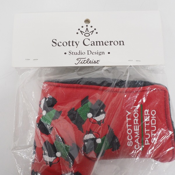 実際に弊社で買取させて頂いた【未開封】SCOTTY CAMERON/スコッティキャメロン Titleist PUTTER STUDIO 2004 ドッグホリデイ パター用ヘッドカバーの画像 4枚目
