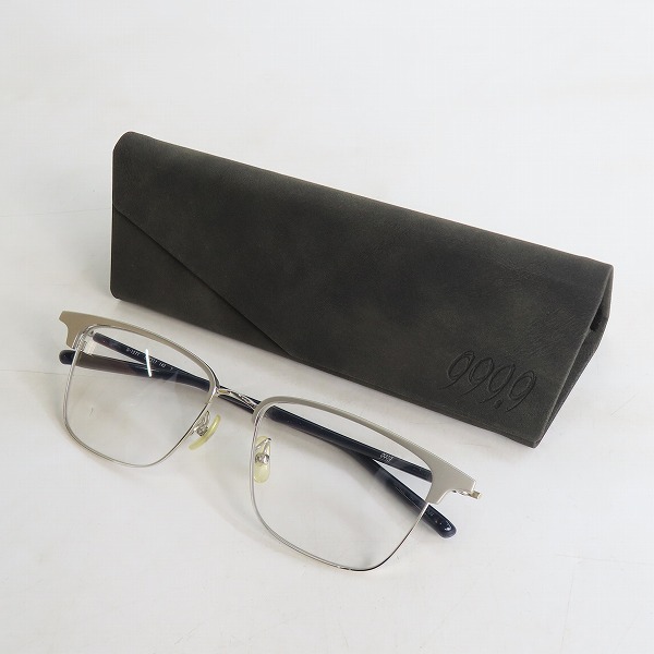 実際に弊社で買取させて頂いた999.9/フォーナインズ メガネフレーム アイウェア/S-127Tの画像 9枚目