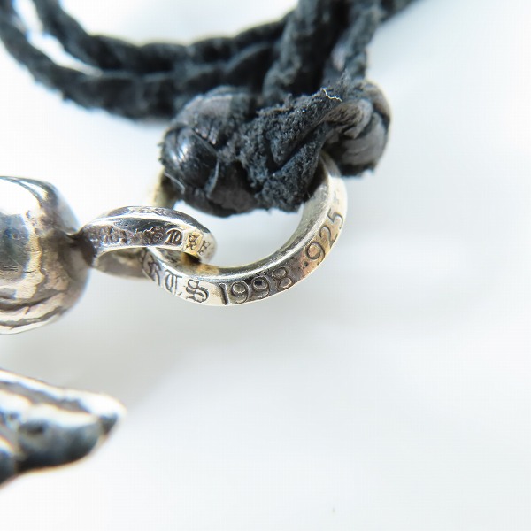 実際に弊社で買取させて頂いたCHROME HEARTS/クロムハーツ FOTI MISS LERLENE/フォティ ミスラーレン ペンダントトップ ｗ/スクロール ボロチップの画像 5枚目