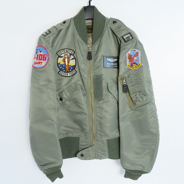 実際に弊社で買取させて頂いたBuzz Rickson's/バズリクソンズ MA-1 ワッペン USAF フライトジャケット BR11132 BR11739 S