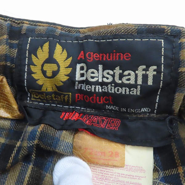 実際に弊社で買取させて頂いたBelstaff/ベルスタッフ 70' トライアルマスター プロフェッショナル ワックス コットンパンツ size 28の画像 2枚目