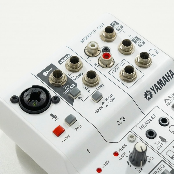 実際に弊社で買取させて頂いたYAMAHA/ヤマハ AG03 ミキシングコンソール ミキサー ウェブキャスティングミキサー 通電確認済みの画像 4枚目