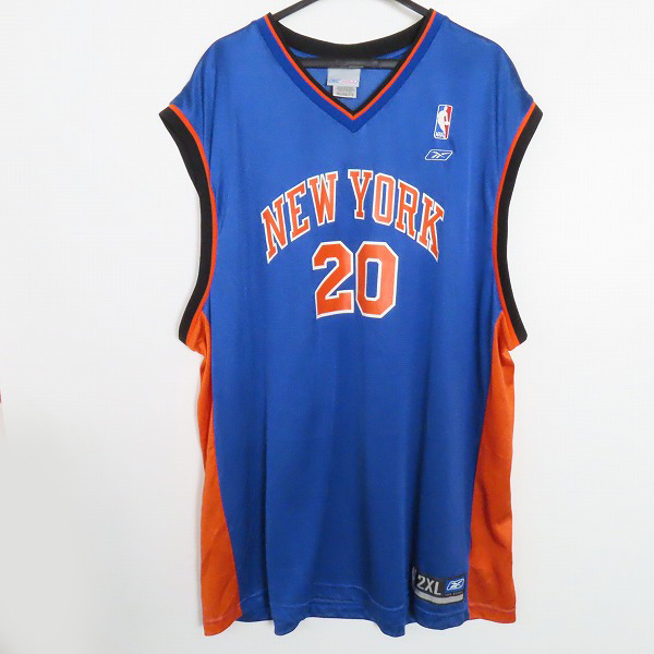 実際に弊社で買取させて頂いたReebok/リーボック NBA NEW YORK/ニューヨーク HOUSTON #20 ユニフォーム/2XL