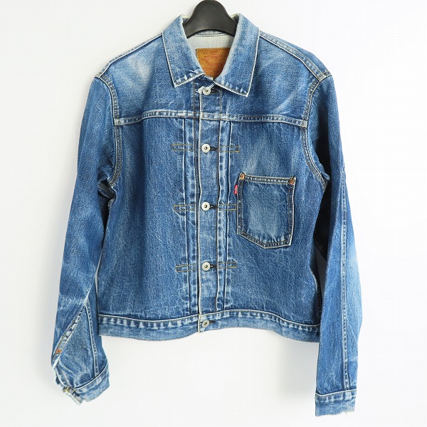 実際に弊社で買取させて頂いたLevi's/リーバイス 506XX 日本製 復刻 BIG E/ボタン裏刻印J02 1st タイプデニムジャケット/71506XX/38