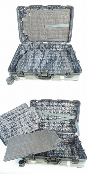 実際に弊社で買取させて頂いたRIMOWA×MONCLER/リモワ×モンクレール トパーズ オリジナル キャビン キャリーケース 923.90の画像 6枚目