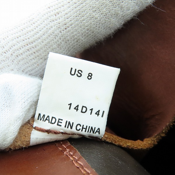 実際に弊社で買取させて頂いたDanner/ダナー レインブーツ レースアップブーツ D-140006/US8の画像 6枚目