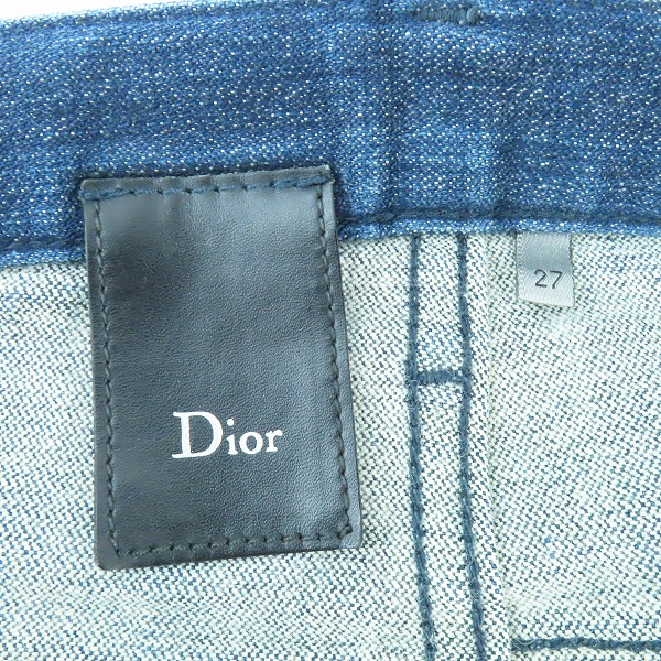 実際に弊社で買取させて頂いたDior HOMME/ディオールオム 5ポケットストレートパンツ 8E3111730708/27の画像 3枚目