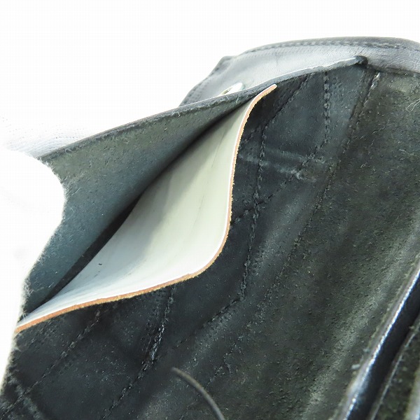 実際に弊社で買取させて頂いたRED MOON/レッドムーン Losers Boogie S字フックロープ付 レザー ロングウォレット 長財布の画像 5枚目