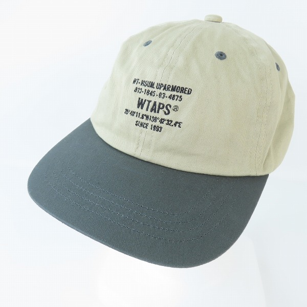実際に弊社で買取させて頂いたWTAPS/ダブルタップス コットンツイル ロゴ刺繍 キャップ 211HCDT-HT06/00