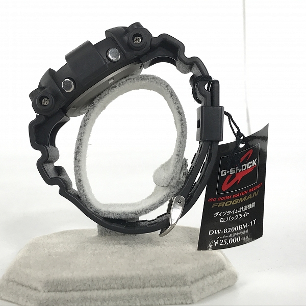 実際に弊社で買取させて頂いたG-SHOCK/G-ショック FROGMAN/フロッグマン MEN IN BLACK 2 DW-8200BM-1T【動作未確認】の画像 1枚目