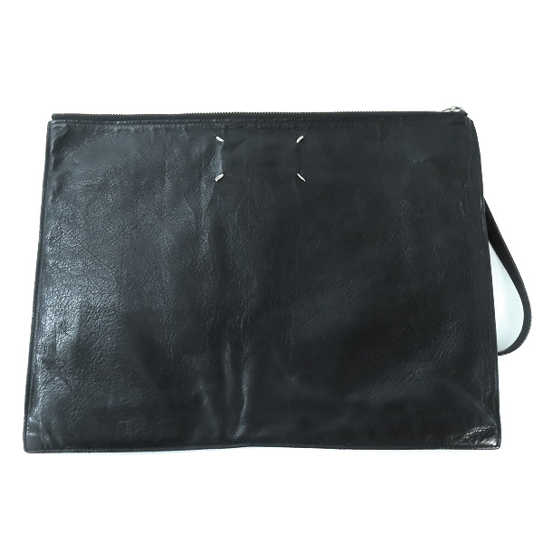 実際に弊社で買取させて頂いたMaison Martin Margiela/メゾンマルタンマルジェラ レザークラッチバッグの画像 1枚目