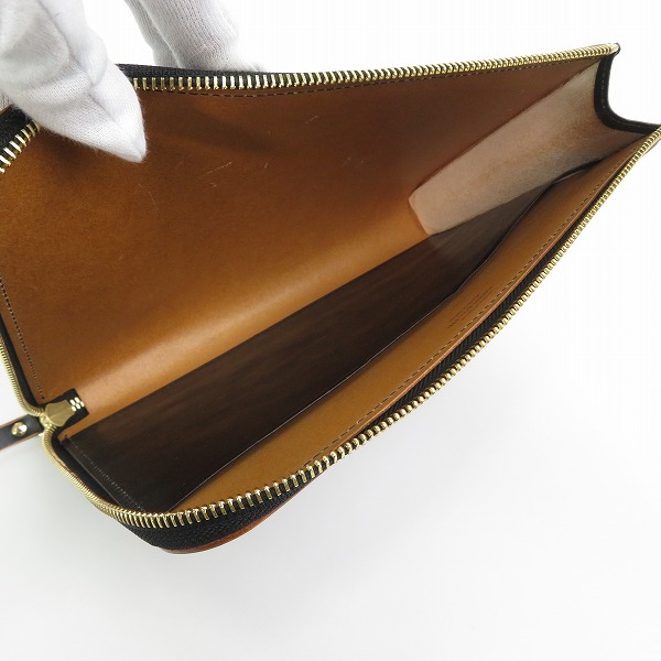 実際に弊社で買取させて頂いたPORTER/ポーター FILM/フィルム レザー クラッチバッグの画像 4枚目