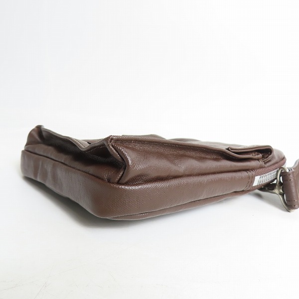 実際に弊社で買取させて頂いたPORTER/ポーター フリースタイル ポシェット ショルダーバッグ 707-07146 ダークブラウンの画像 3枚目