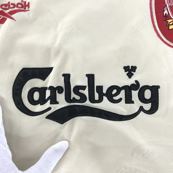 実際に弊社で買取させて頂いたReebok/リーボック リバプールFC 96-97 アウェイ ユニフォーム/46/48の画像 8枚目