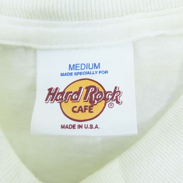 実際に弊社で買取させて頂いたMAGADETH× hard rock cafe/メガデス × ハードロックカフェ 1986 ヴィンテージ バンドTシャツ Mの画像 2枚目