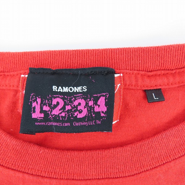 実際に弊社で買取させて頂いたBravado/ブラヴァド RAMONES/ラモーンズ ロゴ バンドTシャツ Ⓒ2006TheRamones1234 T12-91016C/Lの画像 2枚目