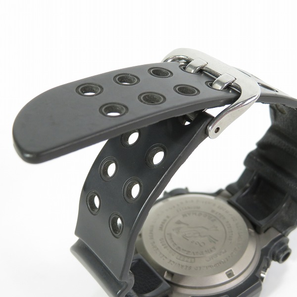 実際に弊社で買取させて頂いたG-SHOCK/Gショック 2代目 FROGMAN フロッグマン DW-8200-1A【動作未確認】の画像 4枚目