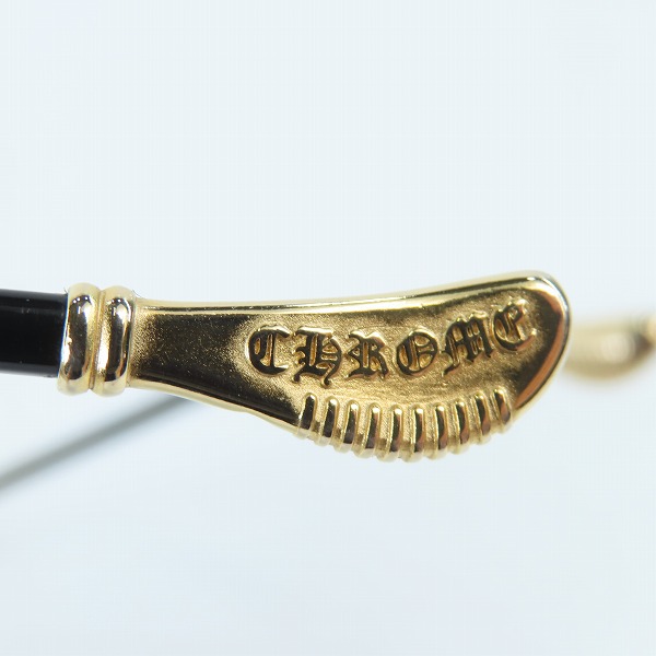 実際に弊社で買取させて頂いたCHROME HEARTS/クロムハーツ FIRKIN 眼鏡/メガネフレーム/アイウェア の画像 8枚目