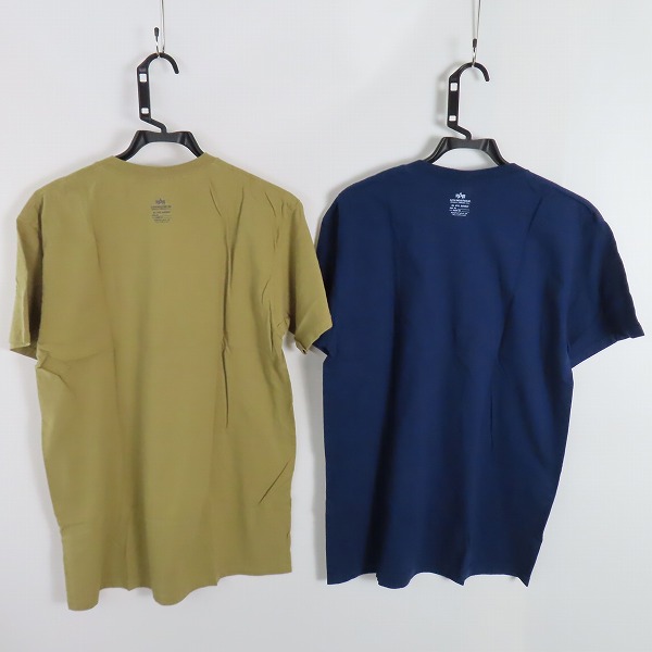実際に弊社で買取させて頂いた【未使用】ALPHA INDUSTRIES/アルファインダストリーズ 半袖Ｔシャツ/2点セットの画像 1枚目