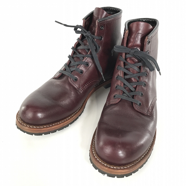実際に弊社で買取させて頂いたRED WING/レッドウィング BECKMAN/ベックマン ブーツ ブラックチェリー 9011/9.5D