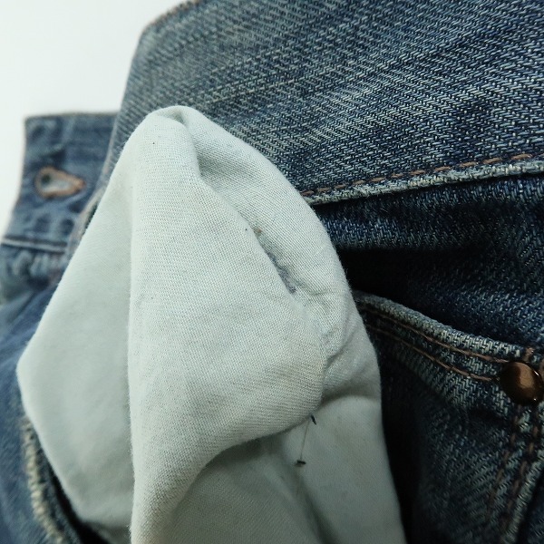 実際に弊社で買取させて頂いたDOLCE&GABBANA/ドルチェ&ガッバーナ クラッシュ加工 デニムパンツ G32VLD G8A12 /44の画像 7枚目