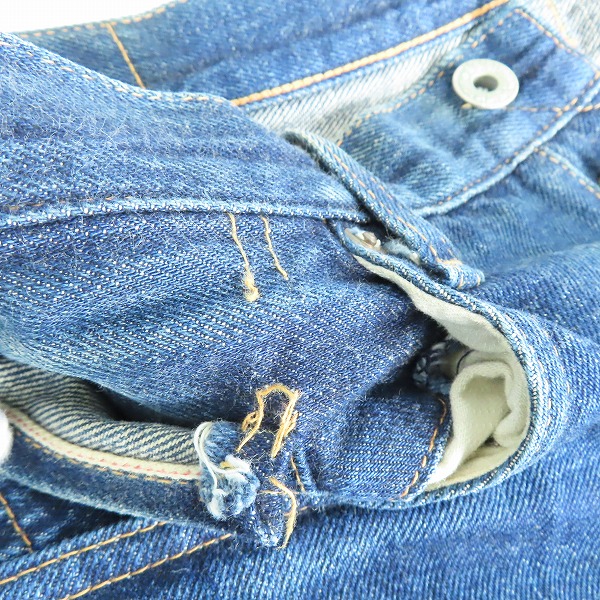 実際に弊社で買取させて頂いたLEVIS/リーバイス S501XX 復刻 大戦モデル BIG E/ビッグE 日本製 44501-0017 W33 L36の画像 8枚目