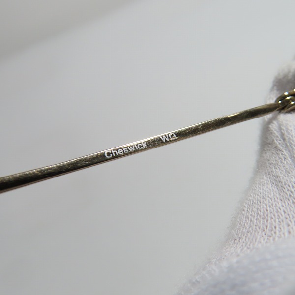 実際に弊社で買取させて頂いたOLIVER PEOPLES/オリバーピープルズ Cheswick WG メタルフレーム メガネフレーム アイウェアの画像 7枚目